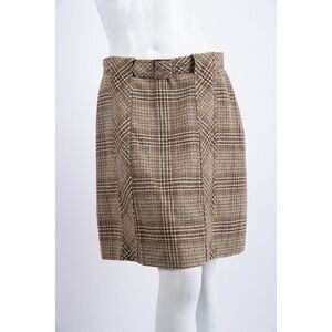 1970s Vintage Tami Houndstooth Skirt 100% Wool